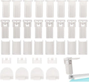 Set di accessori per tende plissé - supporti - accessori - holder - calze di espansione - fissaggio senza foratura.