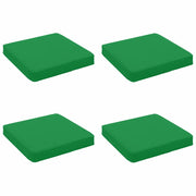 Cuscini per Sedia in 4 Pezzi VUGHT 4 pcs 100% Poliestere Verde 946229