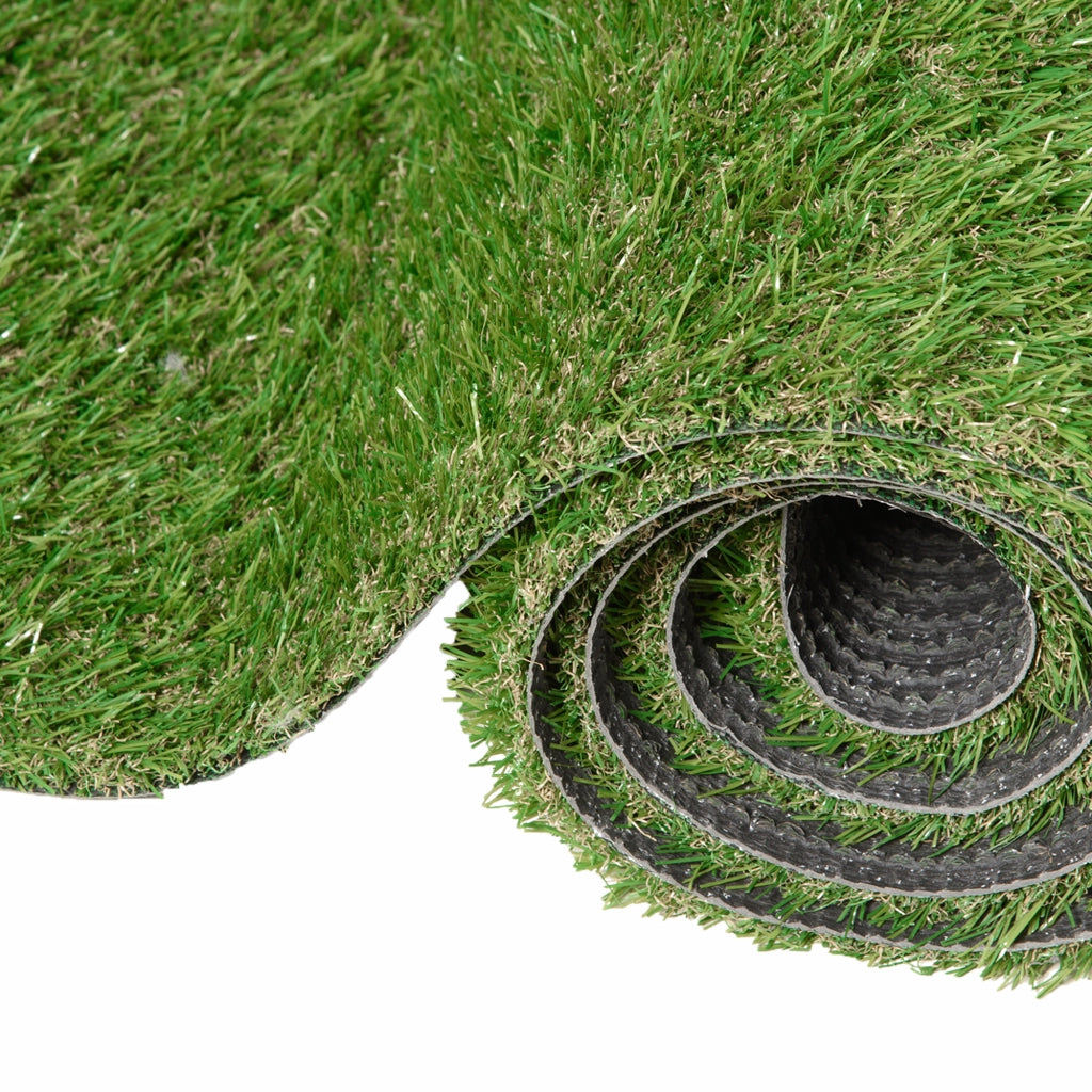 Tappeto Erba Sintetica 3x1 m ¨C zephmum ¨C Verde 25mm per Giardino