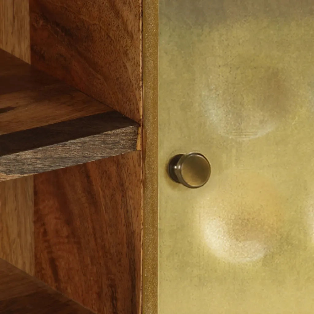Mobile Porta TV in Legno Massello di Mango 120x30x45 cm cod mxl 58825