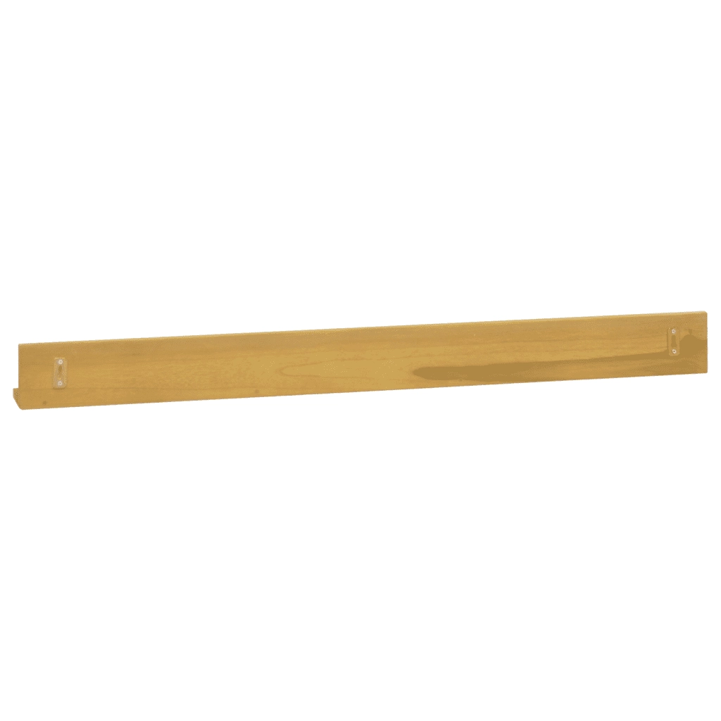 Mensole da Parete 2 pz 110x10x10 cm in Legno Massello di Teak cod mxl 32806