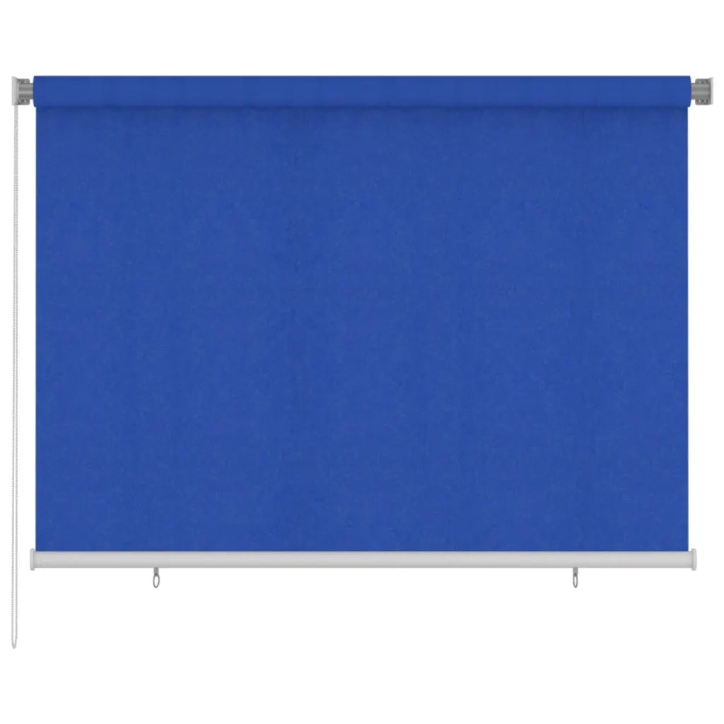 Tenda a Rullo per Esterni 200x140 cm Blu HDPE