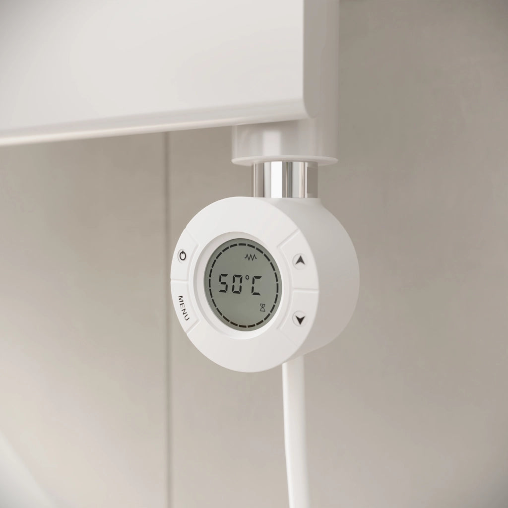 Termoarredo elettrico 1200x500 bianco lucido interasse 450 | Andromeda