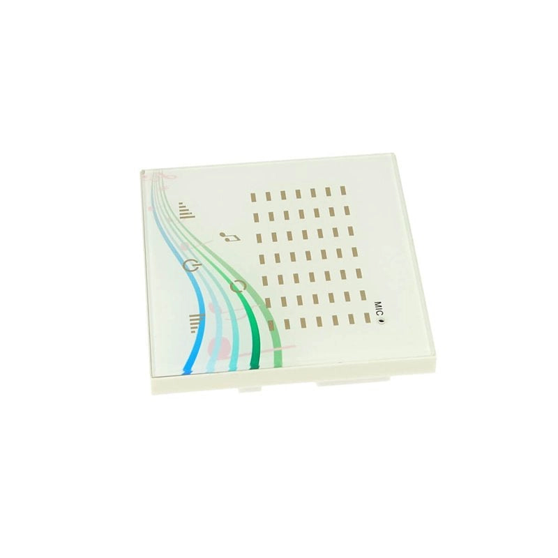 Centralina Audio Musica Touch Panel Music Controller Da Incasso A Muro 86X86mm 4 Canali 3AX4