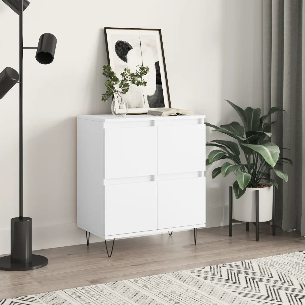 Credenza Bianca 60x35x70 cm in Legno Multistrato 831212