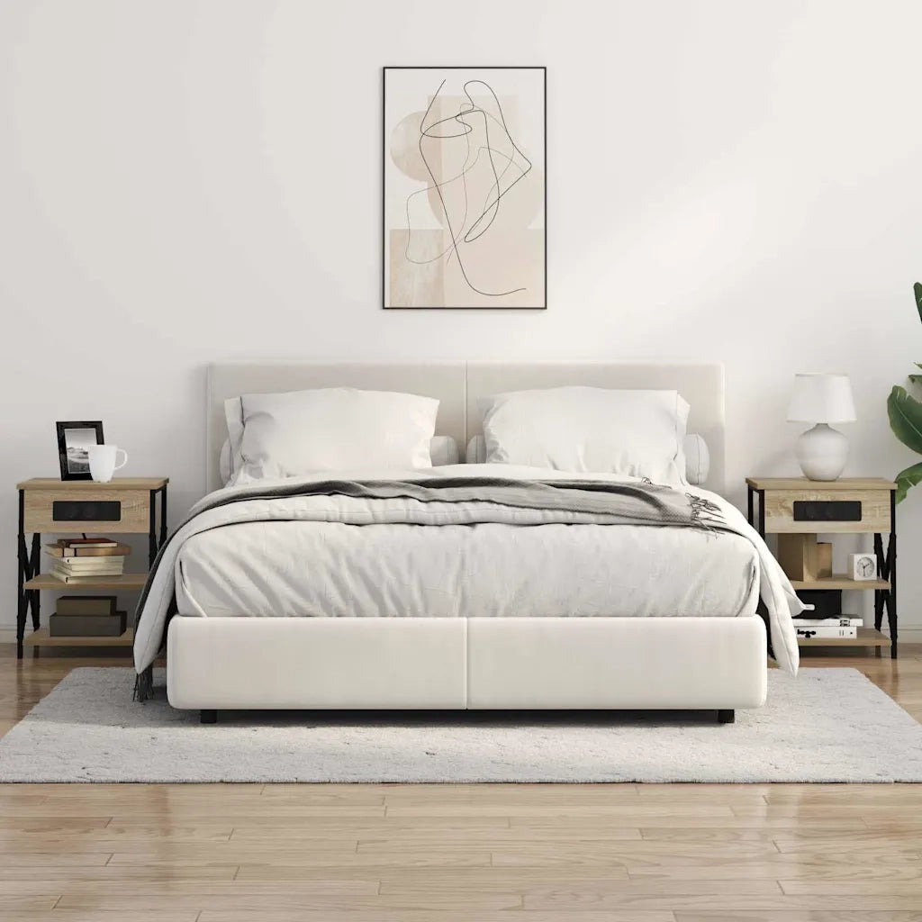 Set di 2 Comodini | Armadio da Notte | Mobiletto da notte Rovere Sonoma 41 x 31 x 51 cm