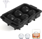 Fabbricante di Gelato a Forma di Pallina da Golf - Forme di Gelato a Sfera - 6 Grandi Sferette di Gelato - Regalo per Golf - Gelatiera per Cocktail, Caffè e Whisky