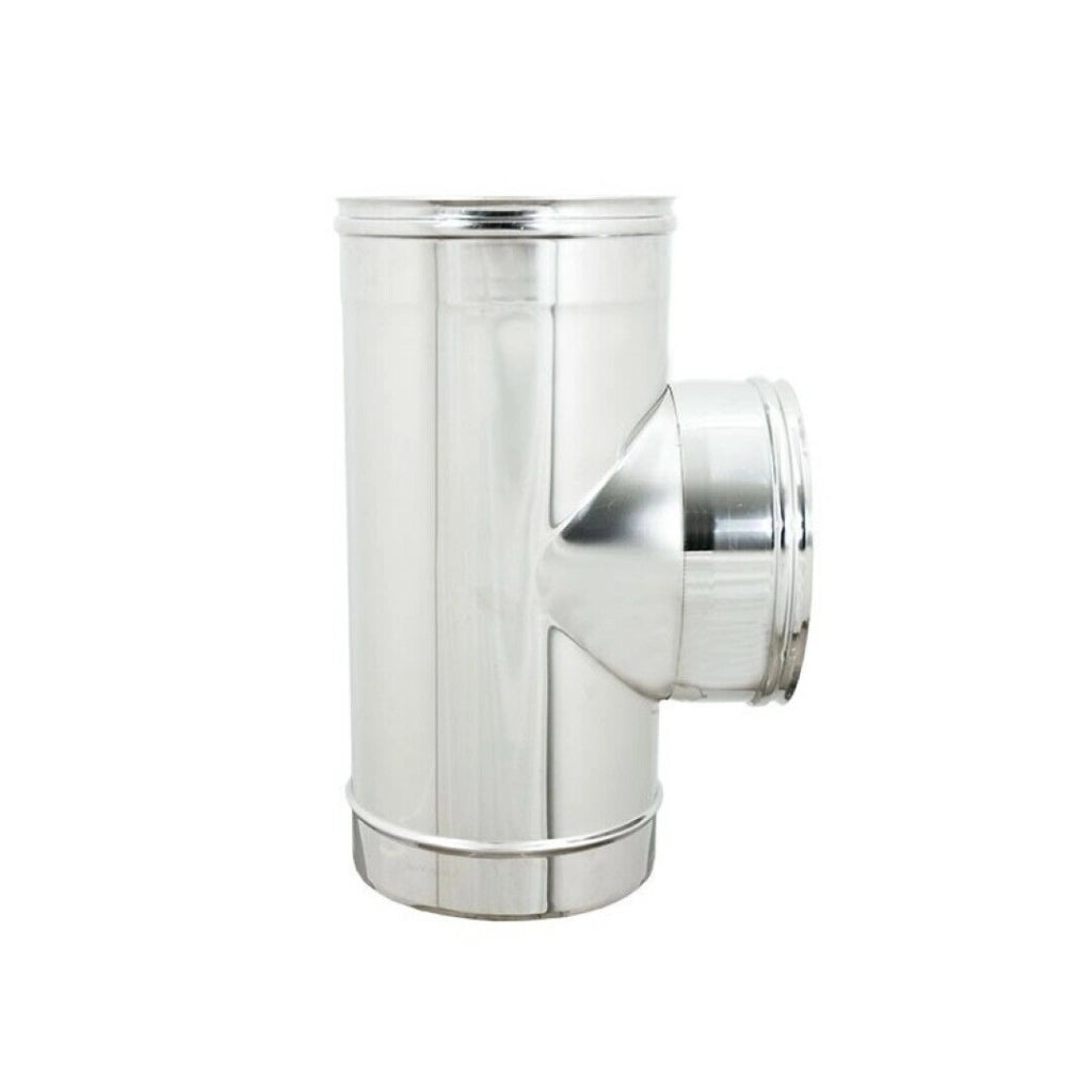Raccordo Inox T 90° Diametro 80 Ff 304L - Zinco Calabria