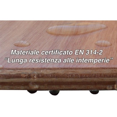 Pedana doccia Legno Okumè 60x60 design moderno ideale per piatto doccia 80x80