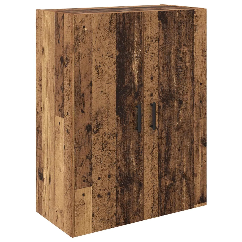 Mobiletto a muro 2 pcs Legno vecchio 69,5 x 34 x 90 cm 3394530