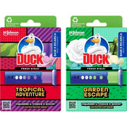 DUCK FRESH DISC  WC BASE E RICARICA DA  6 PZ GARDEN E TROPICAL ASSORTITO