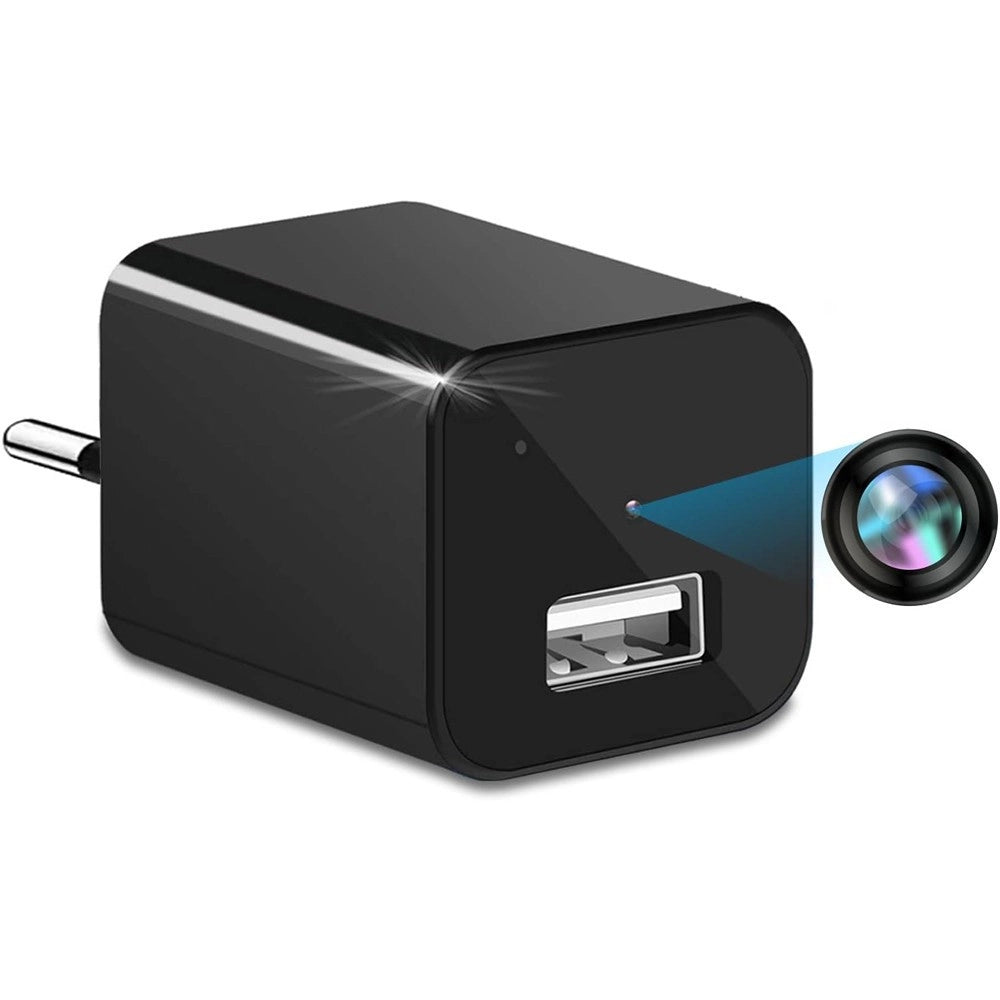 Trade Shop - Telecamera Nascosta Spycam Caricatore Batteria Smartphone Adattatore Usb 32gb Hd -