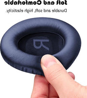 Orecchini di Sostituzione per Headset di Cancello Rumiore Modello 700 Materiale PU Pelle Scamosciata Blu Scuro