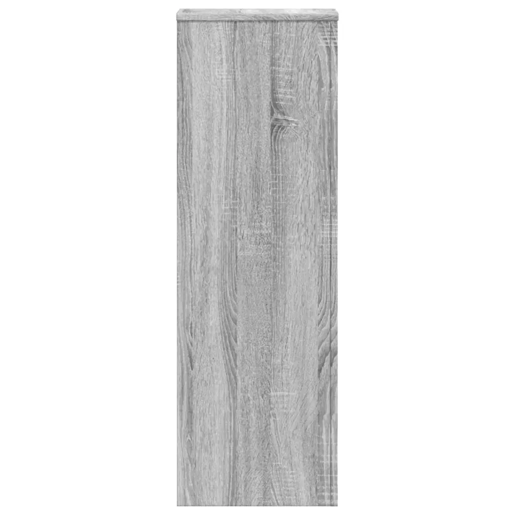 Supporti per Piante 2 pz Grigio Sonoma 33x33x100 cm Multistrato