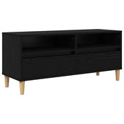 Mobile TV | Armadietto TV | Mobile Porta TV Rovere Nero 100 x 34,5 x 44,5 cm Legno multistrato