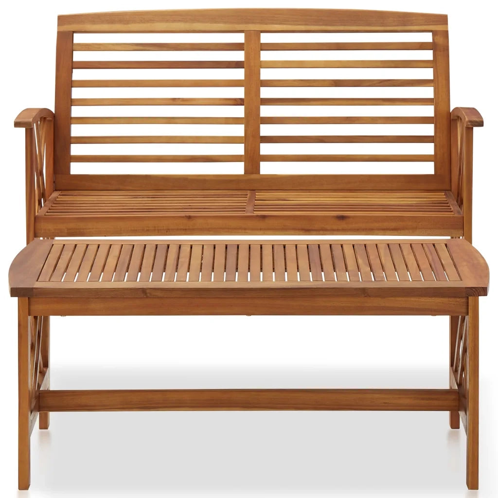 Set Divani da Giardino 2 pz in Legno Massello di Acacia cod mxl 35849