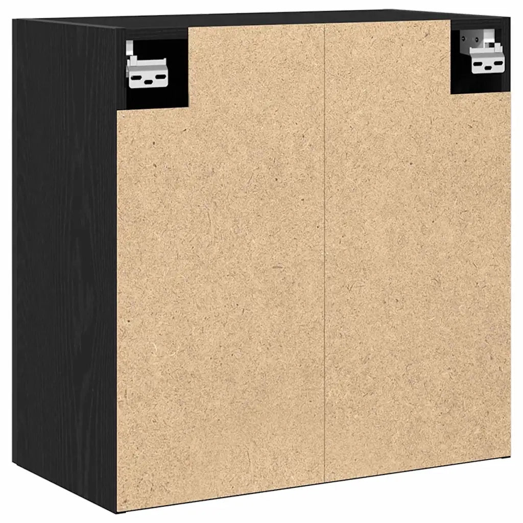 Armadietto a muro Rovere Nero 60 x 30 x 60 cm Legno multistrato 862799