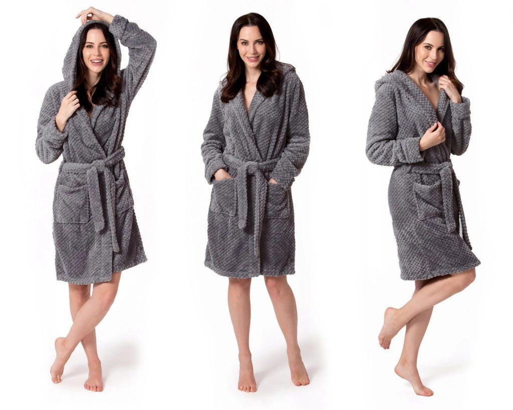 Accappatoio Da Donna Vestaglia Diamond Grey S/m