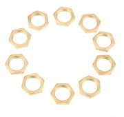 Set di Viti a Sei Lati - 40 Pezzi - Ottone - Diverse Dimensioni G1/8/G1/4/G3/8/G1/2/G3/4/G1 - Duraturo - Sostituzione Facile - Viti di Sicurezza