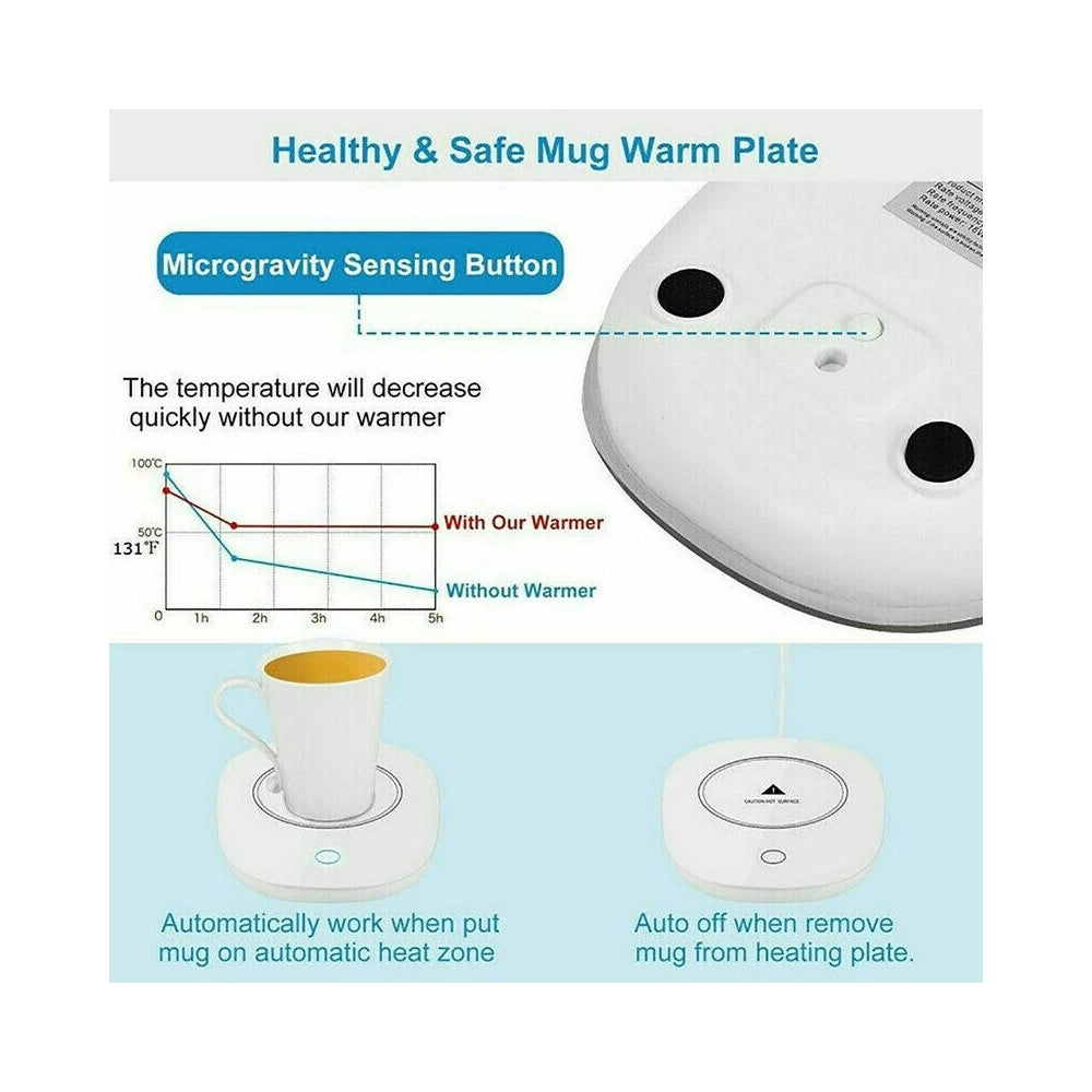 Trade Shop - Scalda Tazza Elettrico Bevande Tè Caffè Latte Portatile Calore Casa Ufficio 220v -