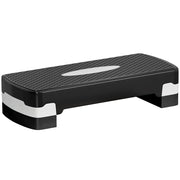Step Aerobico Fitness Regolabile 2 Livelli ¨C Zephmum ¨C 68x29x15 cm Nero