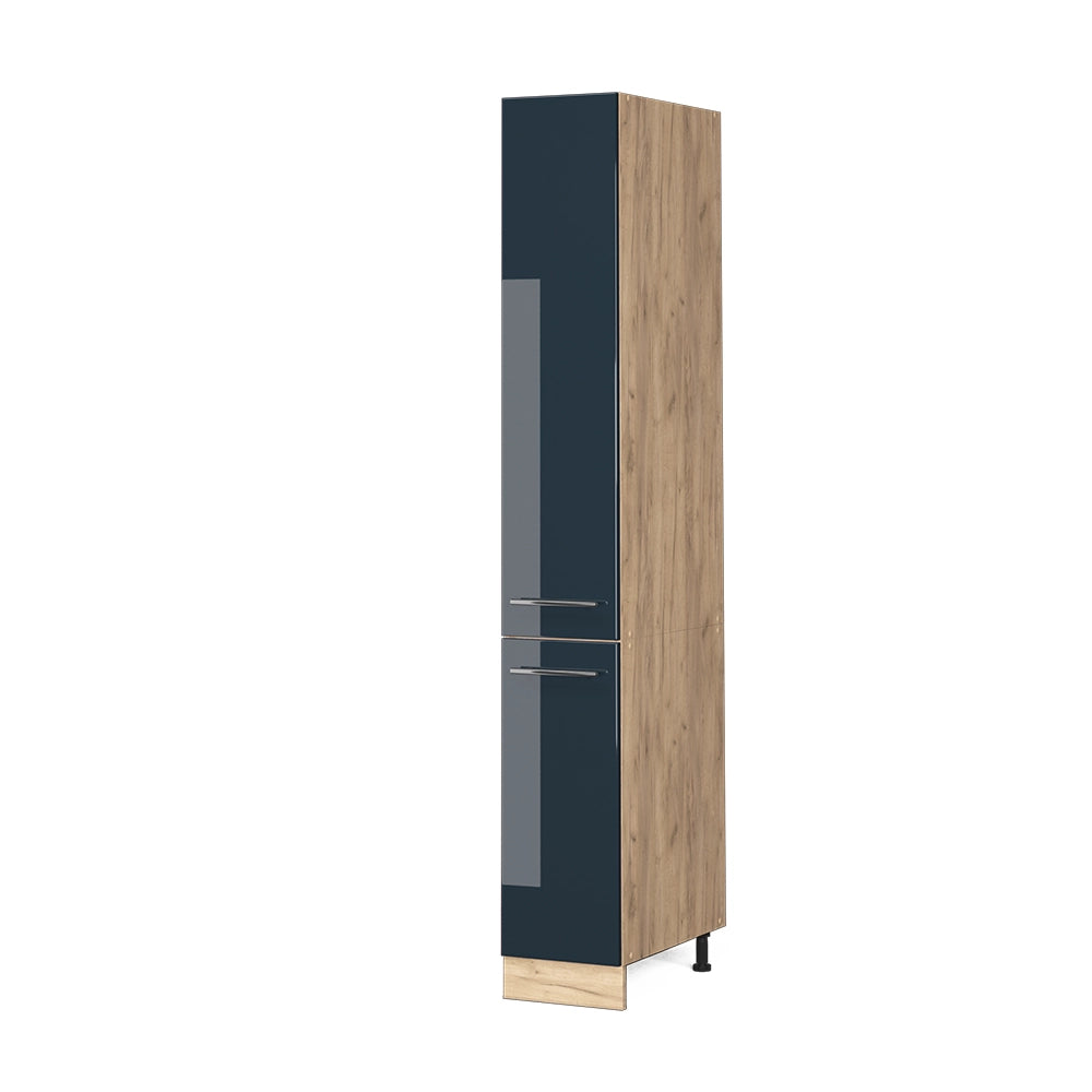 Vicco Mobili da cucina Blu scuro lucido 30 cm