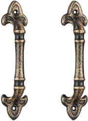 Maniglia vintage per mobili - maniglia di acciaio in ghisa - maniglia per porte - maniglia per cucina - bronzo
