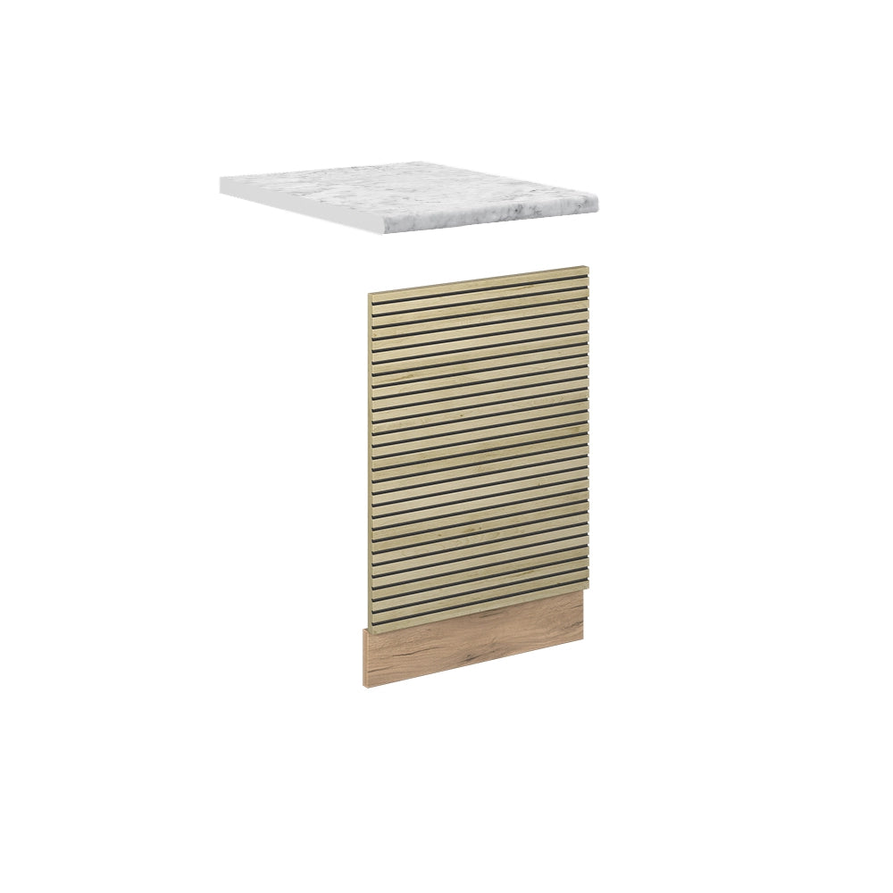 Pannello frontale Fame-Line Pannello in quercia/Rovere dorato 60 cm, PL Marmo Vicco
