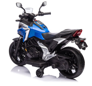 Moto Elettrica per Bambini Licenza Ufficiale Honda NC750X 12V 4,5Ah Blu