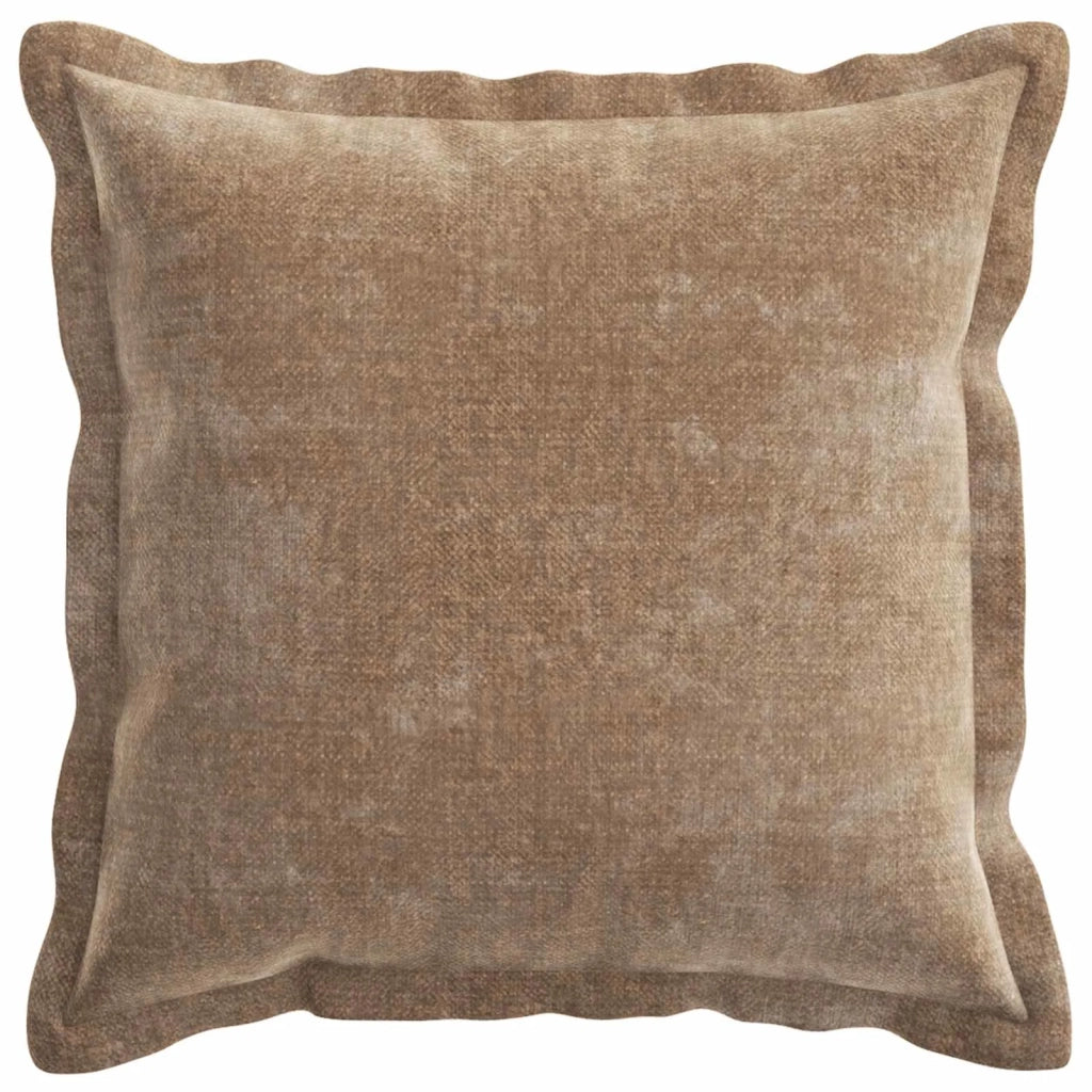 Federa 2 pcs HOUTEN Marrone 40 x 40 cm Tessuto Chenille 916861