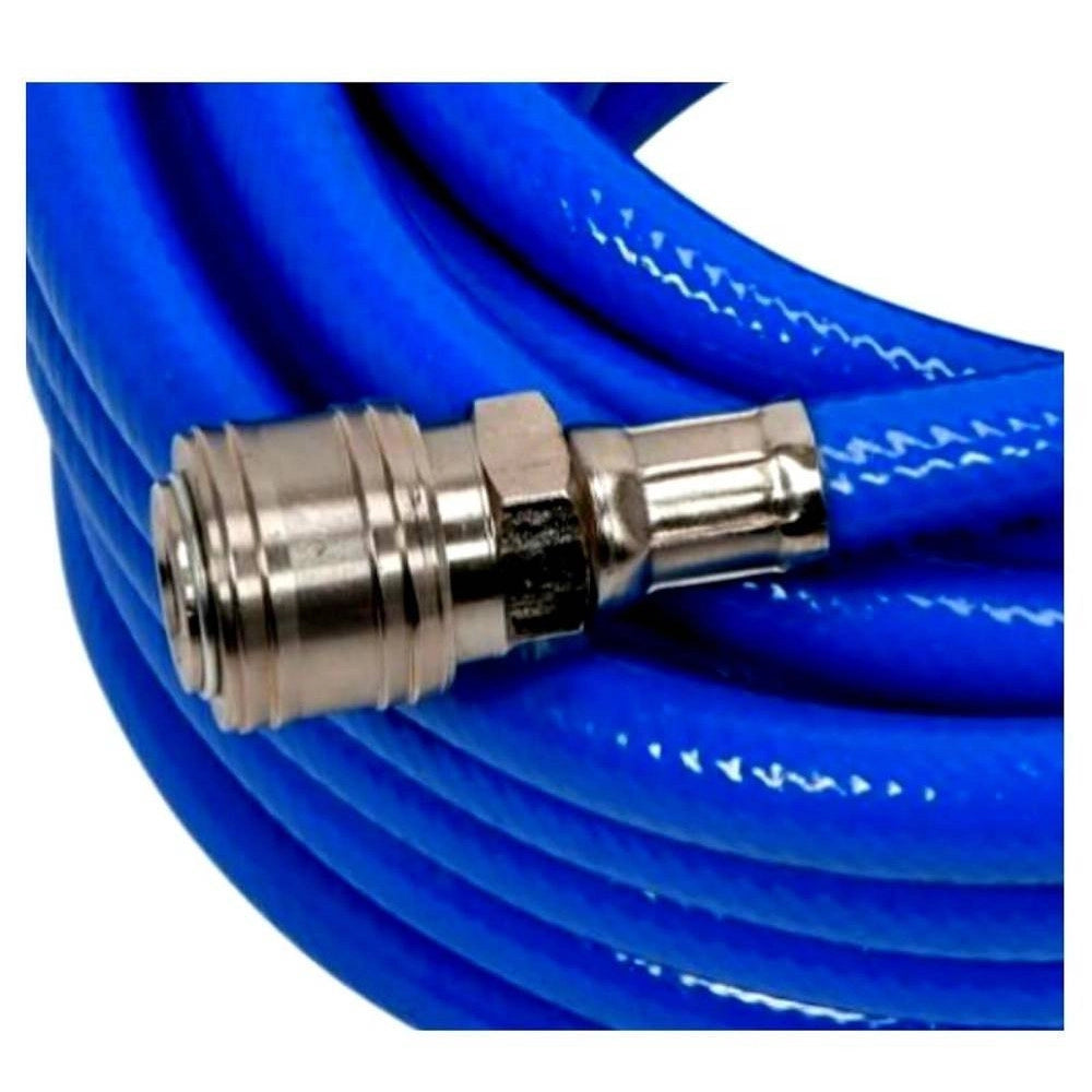 Trade Shop - Tubo Aria Compressa Flessibile Per Compressore 20 Metri Raccordo Rapido 1/4″ -