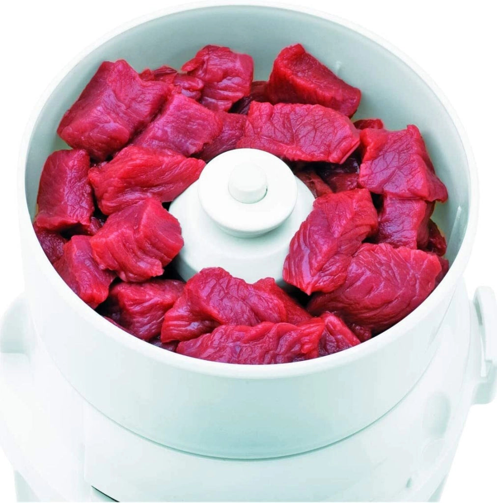Moulinex AD560120 Moulinette Bouton Tritatutto Elettrico 800W 0,25 L 3 velocita' colore Bianco Rosso