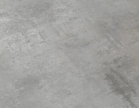 PAZZO DESIGN Tavolo Allungabile con Gambe Incrociate rotondo, Made in Italy, Basamento bianco, Grigio cemento