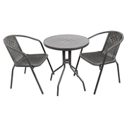 Tavolo Rio Grigio Scuro Cm 60x70
