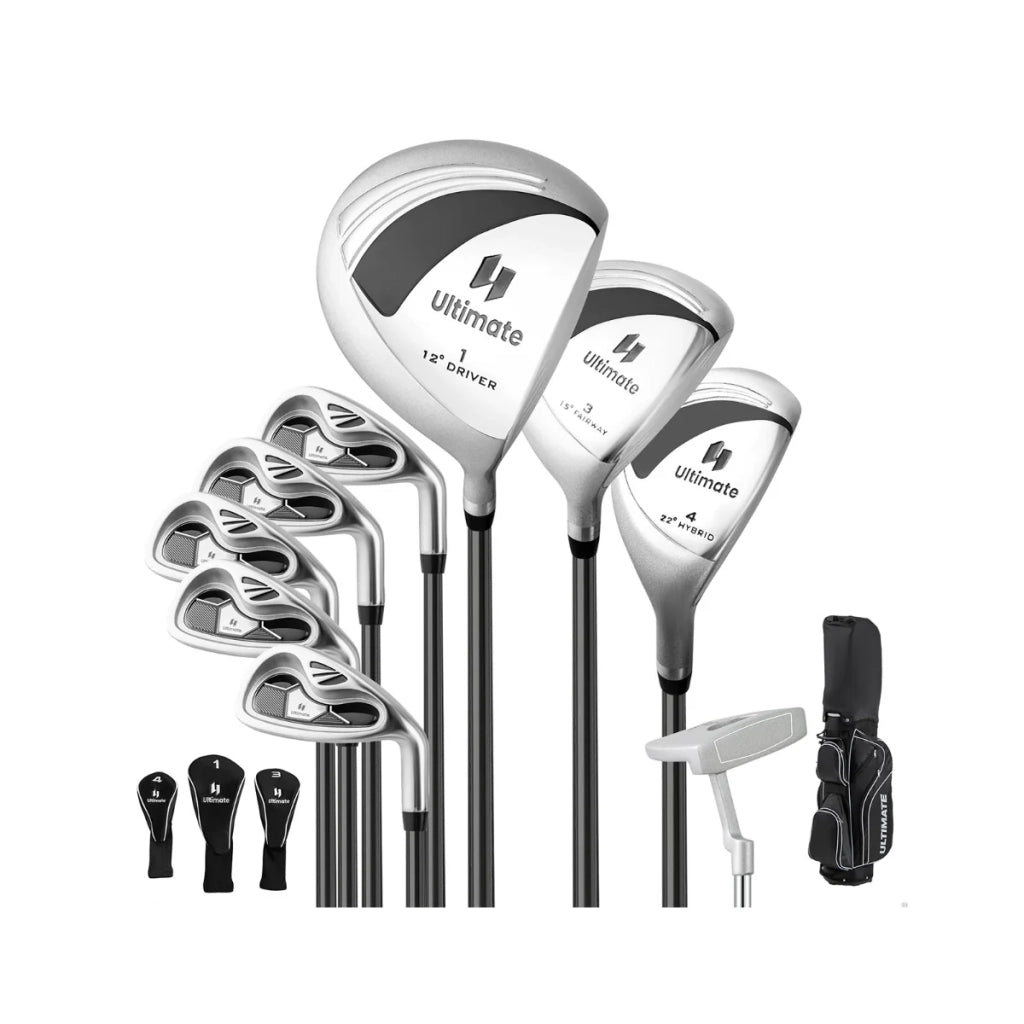 Set completo da golf da donna 460cc con 3 legni e 5 ferri ad alte prestazioni in nylon nero 20_0011892