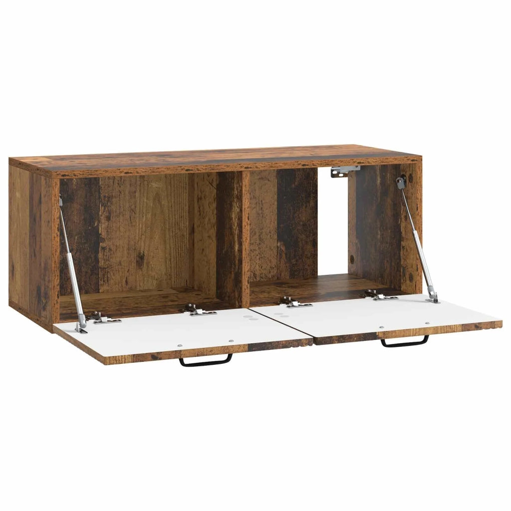 Mobile Porta TV da Muro Legno antico 78,5 x 31 x 30 cm