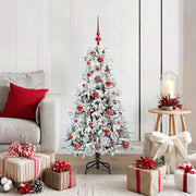 Albero di Natale Artificiale con Rami Pieghevoli Bianco 120 cm 3397458