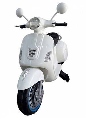 Scooter Elettrico per Bambini Happy 12V Bianco