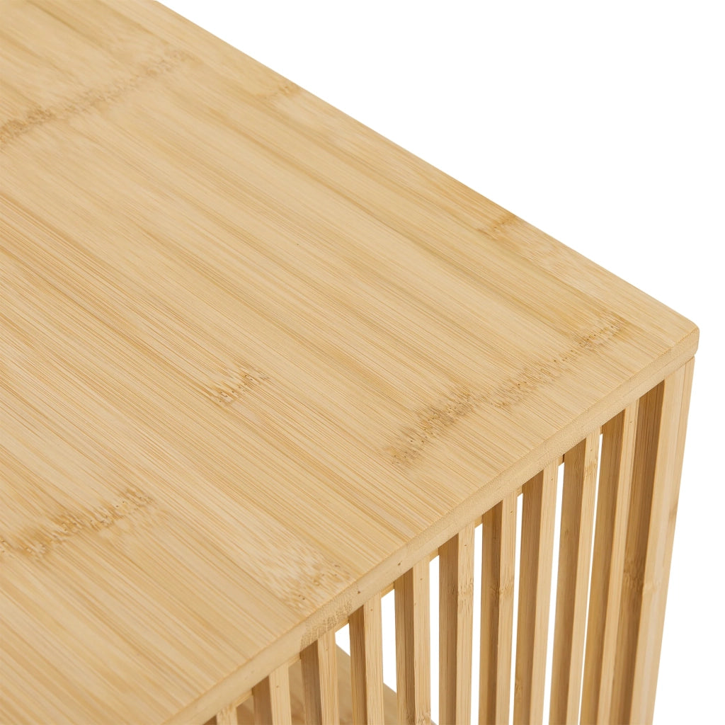 Tavolino in bambù 50 x 385 x 33 cm naturale 03_0008656