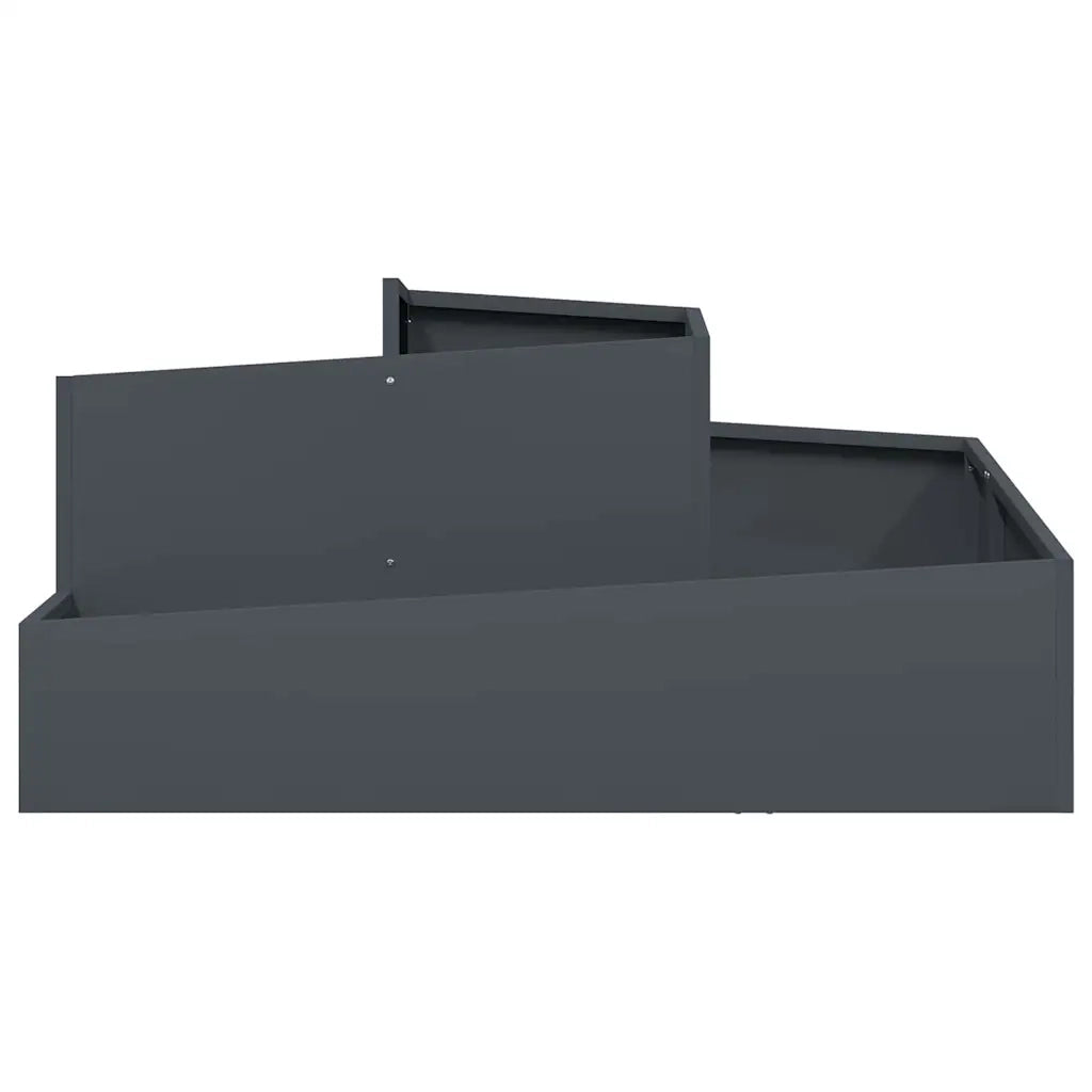 Fioriere | Cassetta per fiori | Vaso da giardino Antracite 100 x 100 x 50 cm