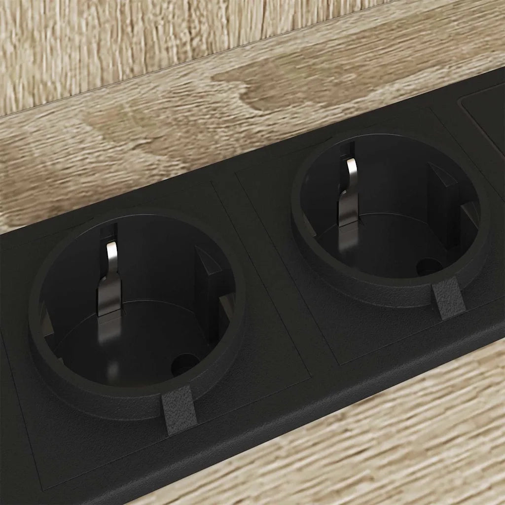 vidaXL Armadio da Notte con lo scaffale rovere sonoma 40 x 40 x 61 cm