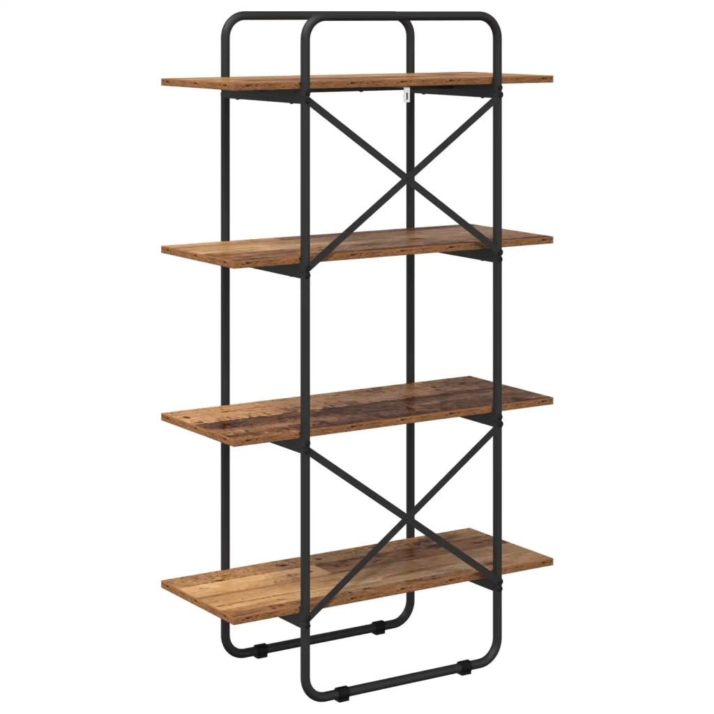 Libreria 4 livelli 60 x 35 x 140 cm PB Legno di quercia 8007838