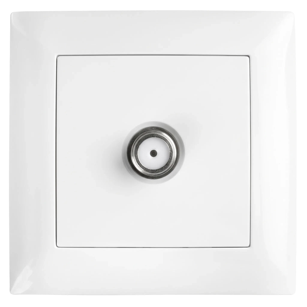 Presa Antenna Con Cornice Oste Jnh012-a White