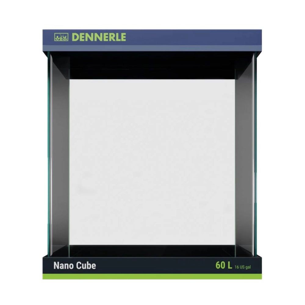 Dennerle Nano Cube 60L - Mini acquario con vetro panoramico cm38x38x43h