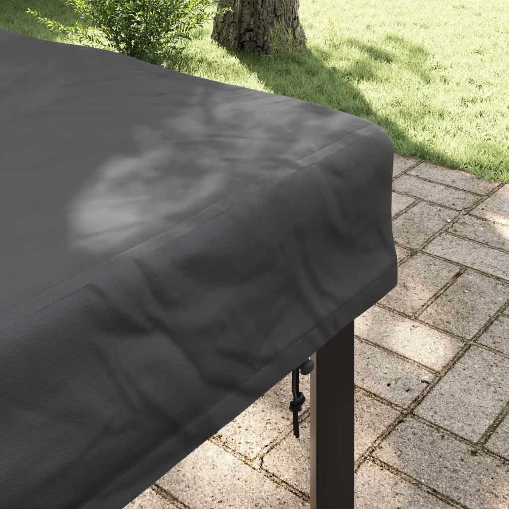 Copertura Tavolo Tinta unita Nero 82 x 82 x 15 cm Tessuto 4106079