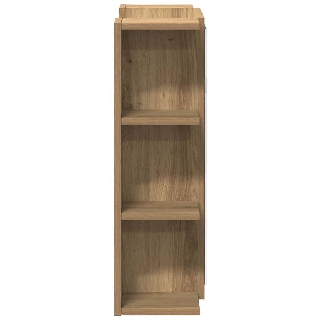 Mobile da Bagno Specchio-Armadietto da bagno Rovere Artigianale Legno Multistrato