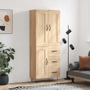 Credenza Rovere Sonoma 69,5x34x180 cm in Legno Multistrato 3200036