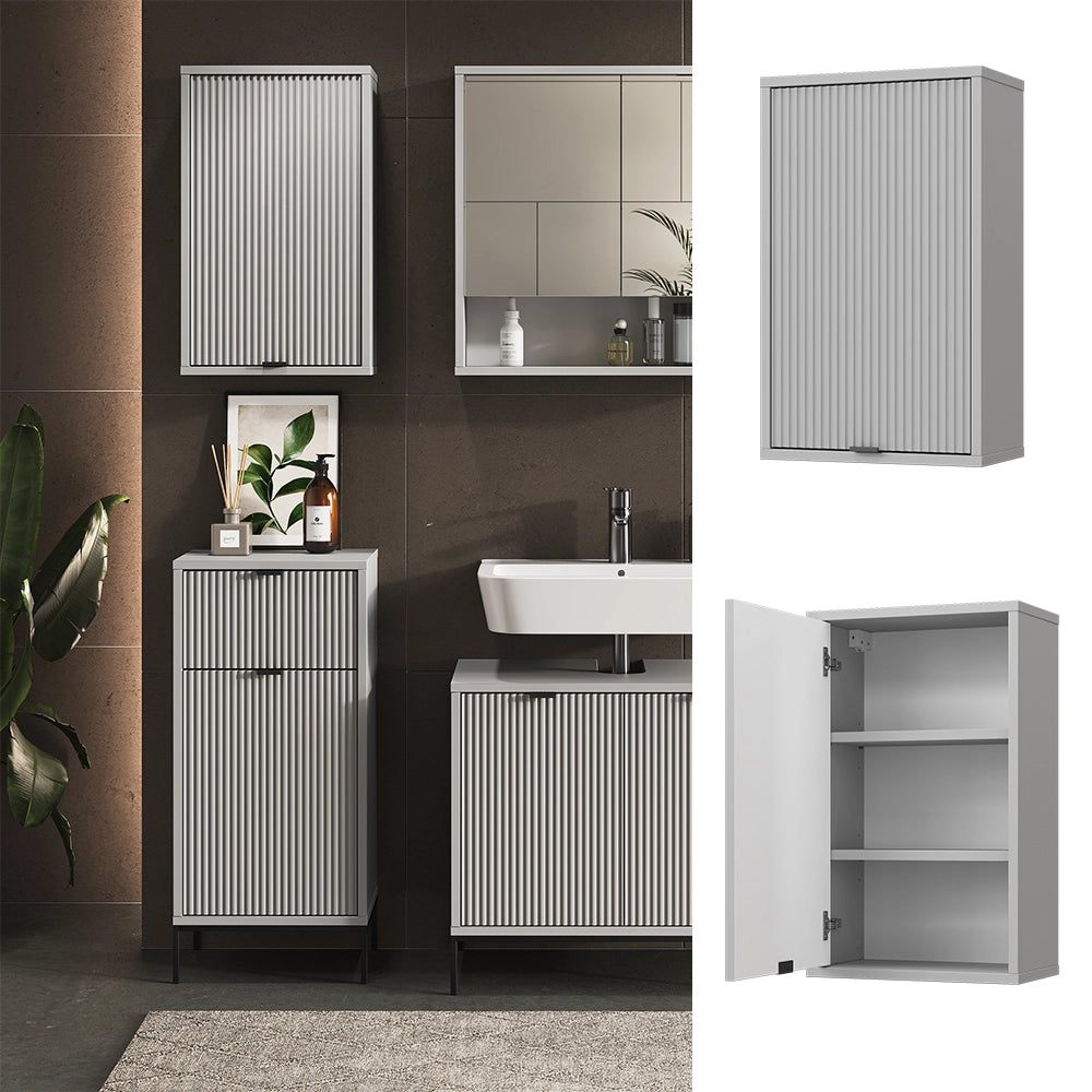 Mobile bagno Eliza Grigio 40 x 65 cm con 2 ripiani Vicco