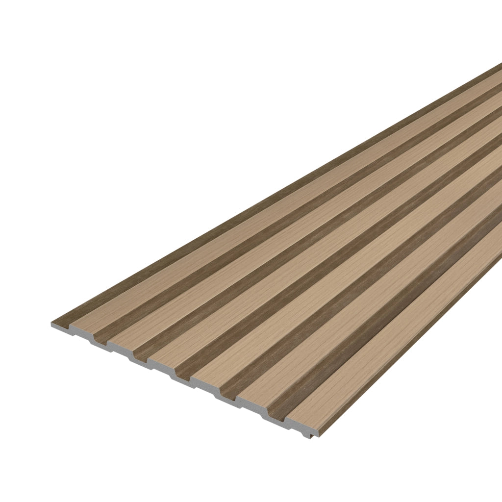 Set Borger di 5 Pannelli Murali 3D - Effetto Rovere Chiaro NEU.HOLZ