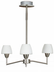 Lampadario Candellux Togo 33-10639 in argento bianco 3xG9